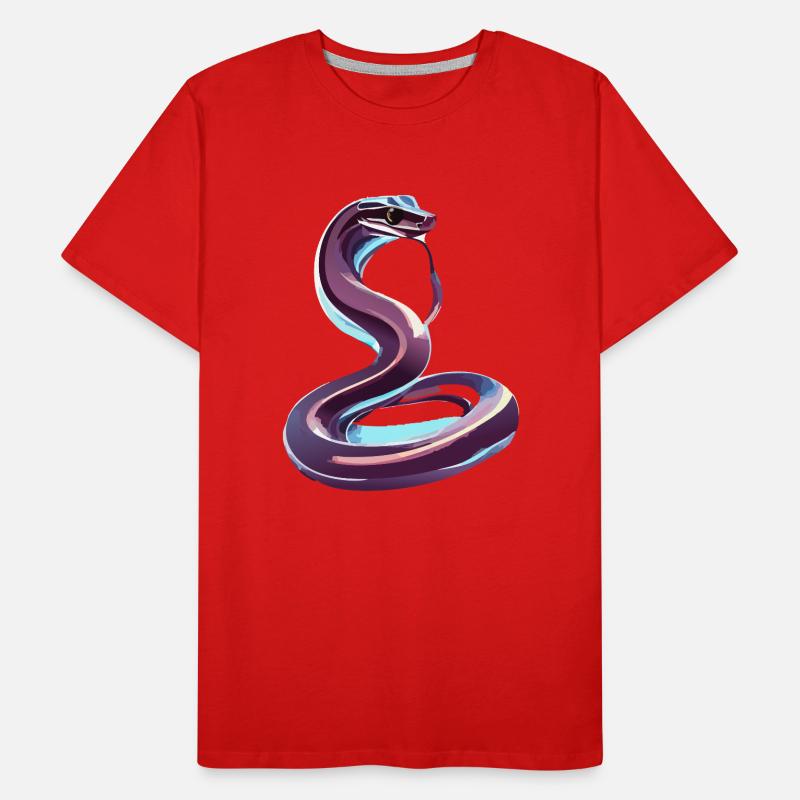 Chrome Snake Men's Premium Organic T-Shirt