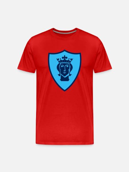 Stockholms Stolthet - Organic T-shirt Ekologisk premium-T-shirt herr - röd