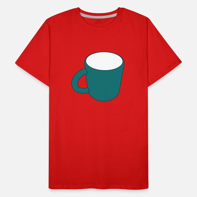 Empty coffee cup Men's Premium Organic T-Shirt