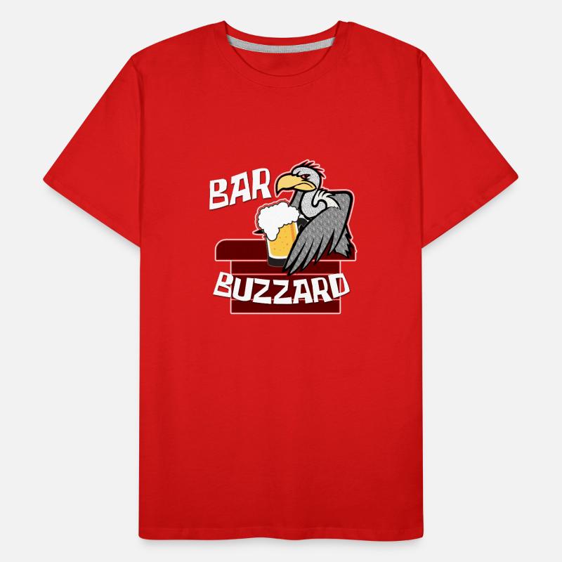 Bar Buzzard Comedy Drinking Men's Premium Organic T-Shirt