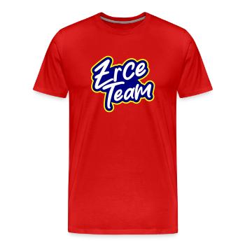 Zrce Team - Men's Premium Organic T-Shirt - red - Front - Damien (186cm)