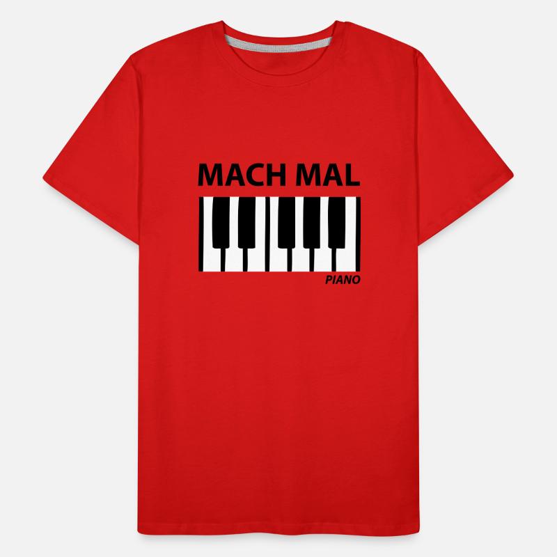 mach mal piano Men's Premium Organic T-Shirt