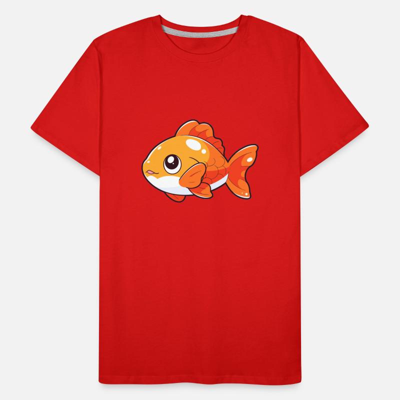 cute fish Men's Premium Organic T-Shirt