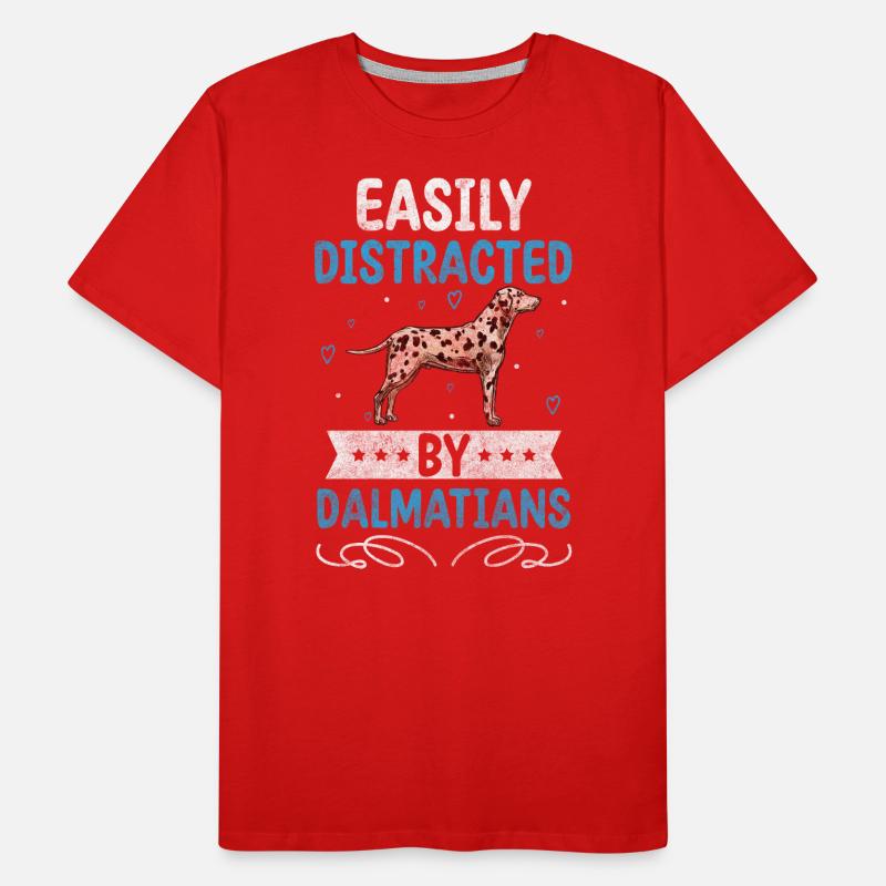 Dog Breed Paws Points Men's Premium Organic T-Shirt