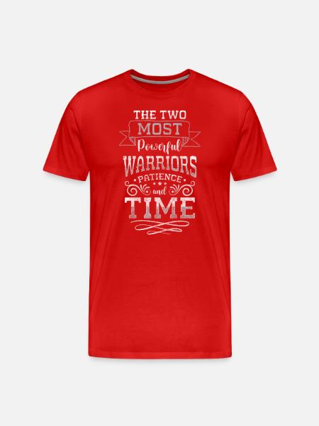 Clock Sign Modern Sand - Men's Premium Organic T-Shirt - red