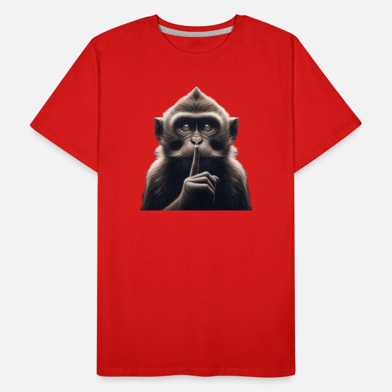 A Silent Monkey Men's Premium Organic T-Shirt