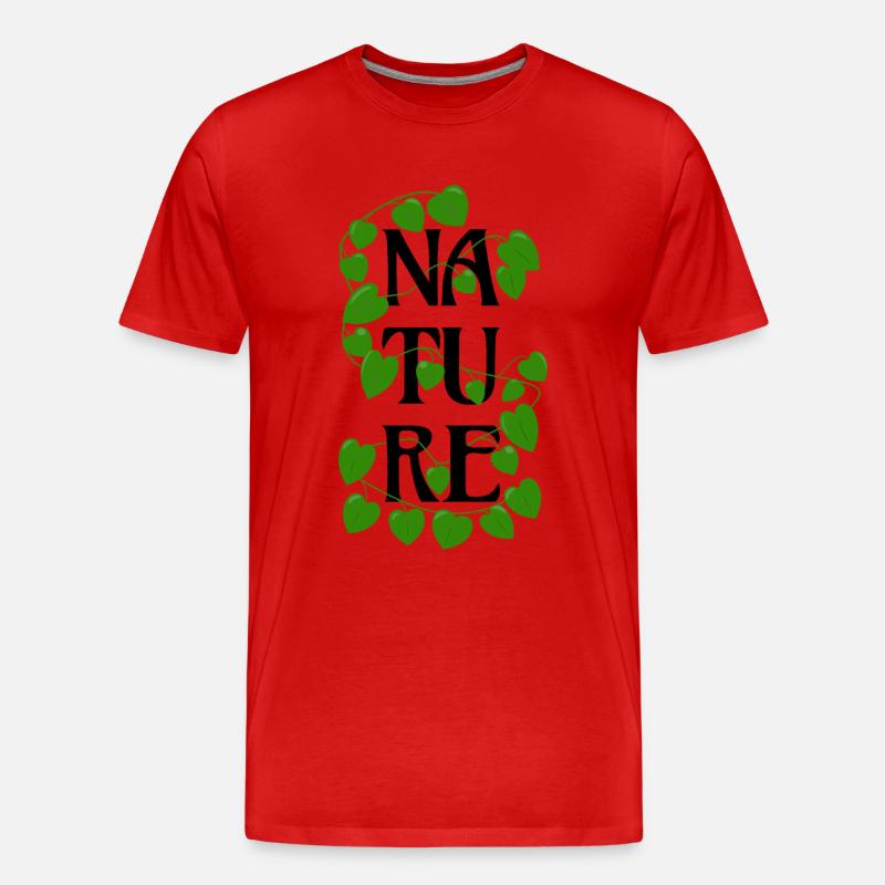 Nature mit Ranke - Männer Premium Bio T-Shirt - undefined