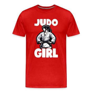 Judo Judo Geschenk Judoka - Männer Premium Bio T-Shirt - Rot - Vorne - Damien (186cm)