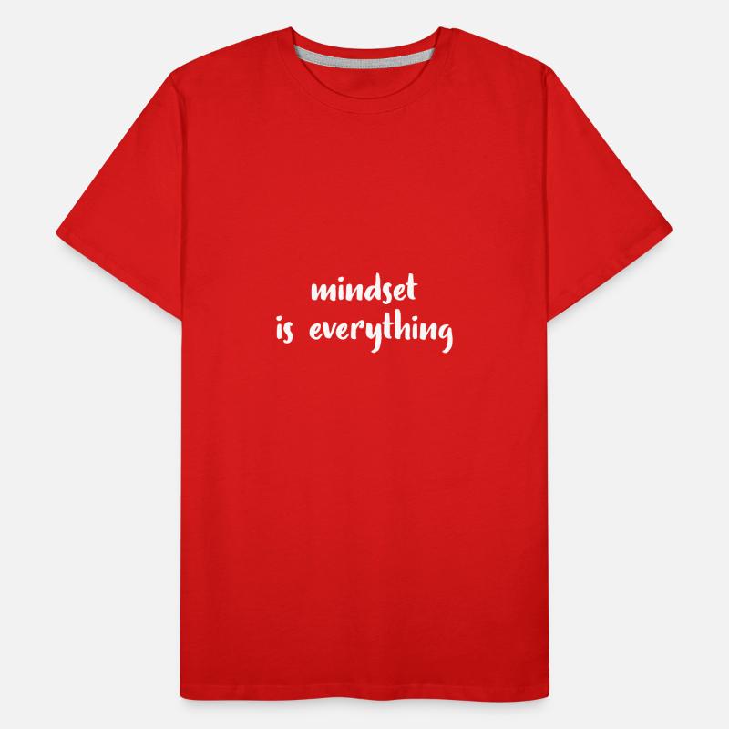 Mindset is everything Men's Premium Organic T-Shirt