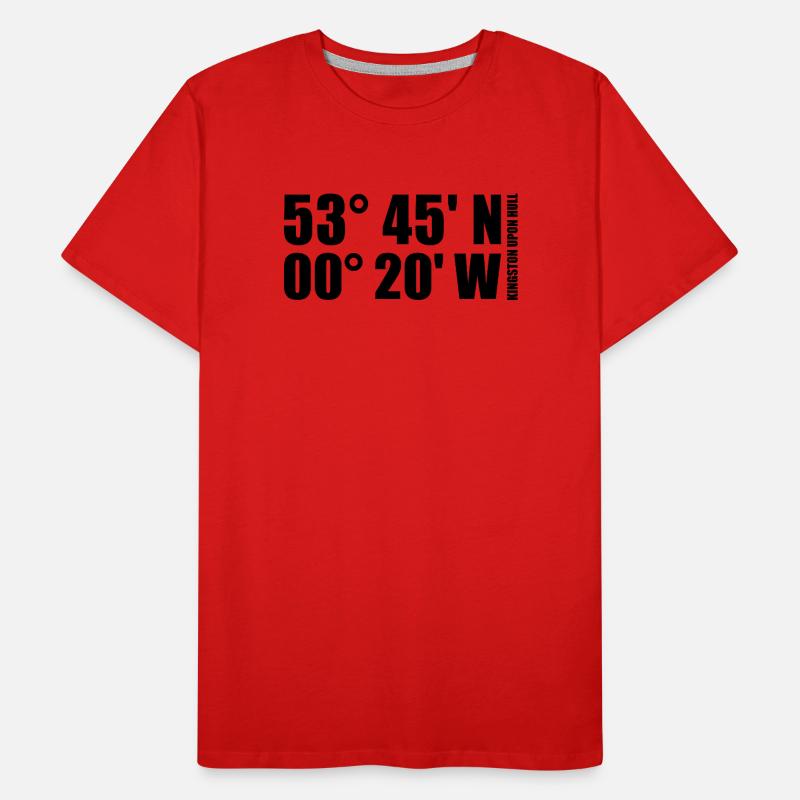 Kingston upon Hull Coordinates Men's Premium Organic T-Shirt