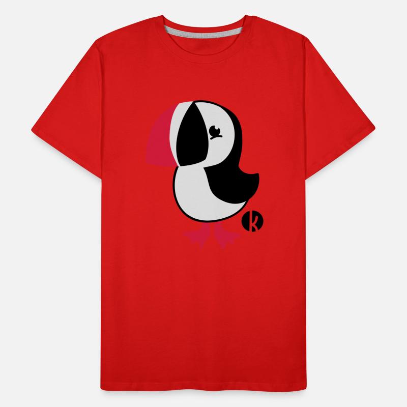 Papageitaucher - Puffin Männer Premium Bio T-Shirt