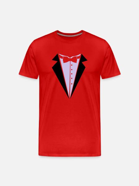 Groom - Men's Premium Organic T-Shirt - red