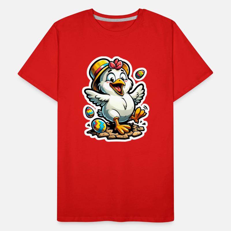 Easter chicks Happy Easter Men's Premium Organic T-Shirt