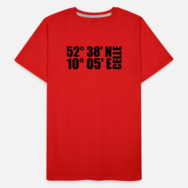 Celle coordinates Men's Premium Organic T-Shirt