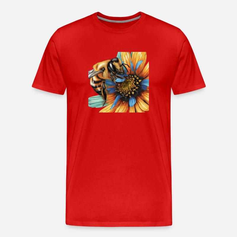 Nektar-Gier - Männer Premium Bio T-Shirt - Rot