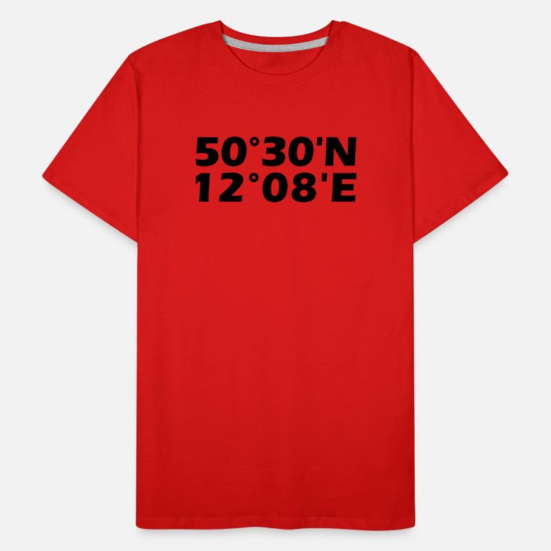 Plauen coordinates Men's Premium Organic T-Shirt