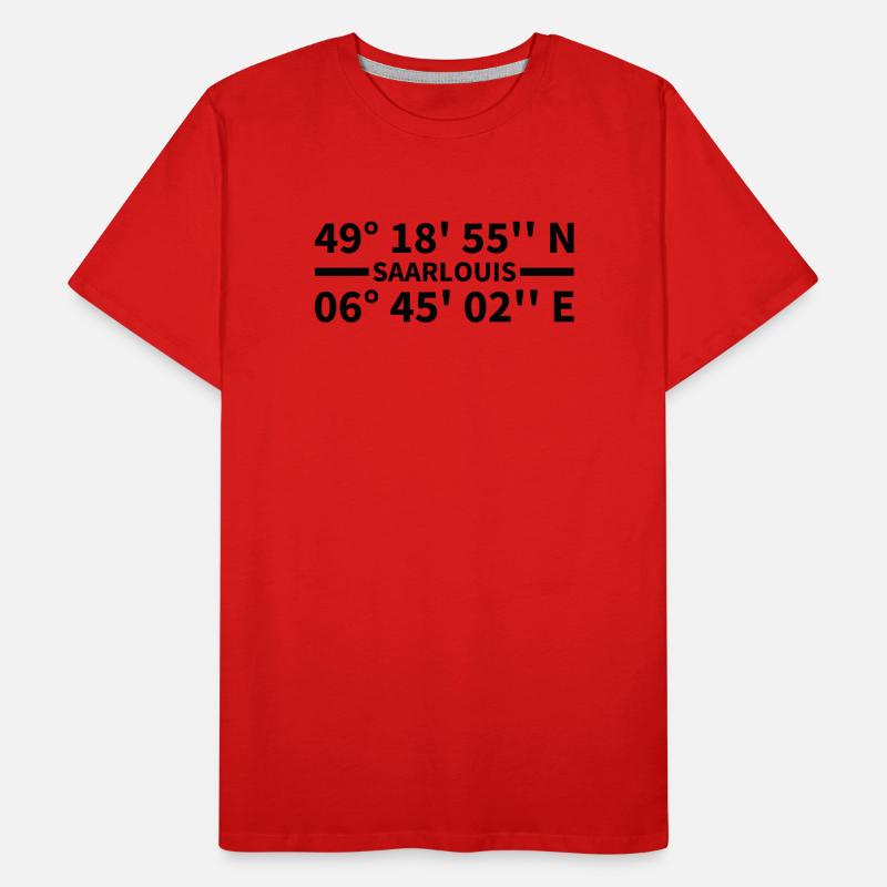 Saarlouis coordinates Men's Premium Organic T-Shirt