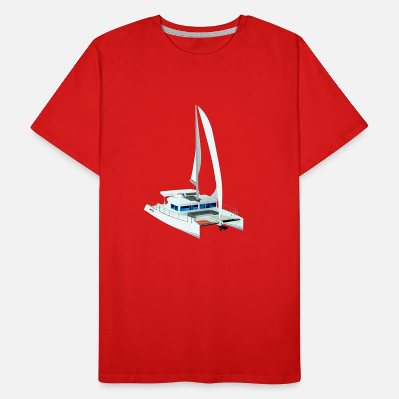 Katamaran 3D Männer Premium Bio T-Shirt