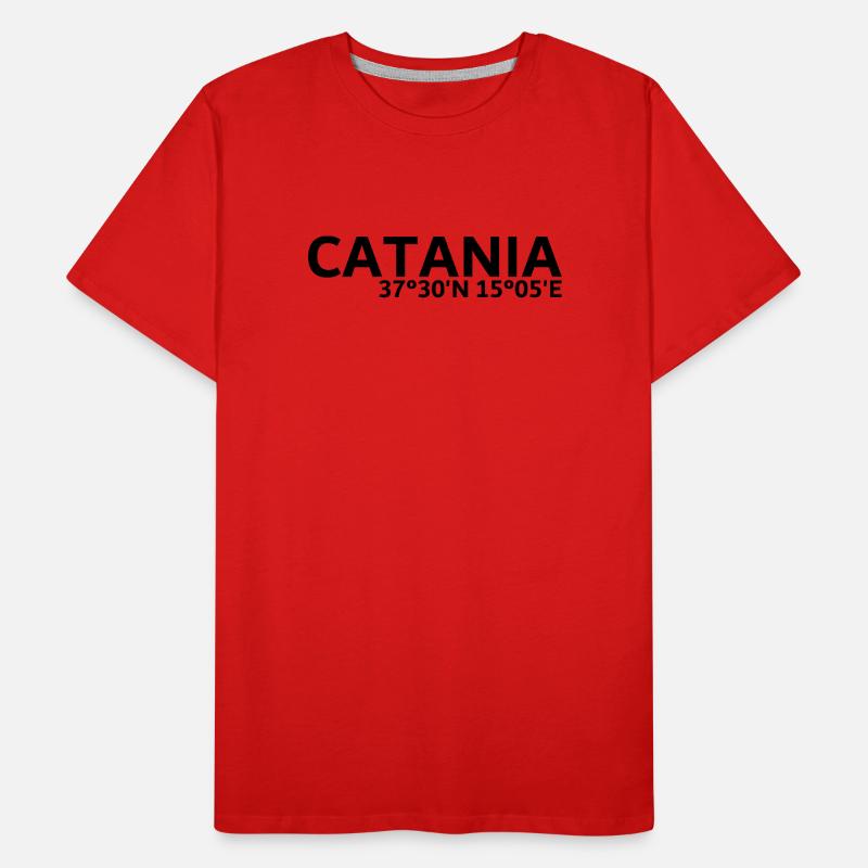Catania coordinates Men's Premium Organic T-Shirt