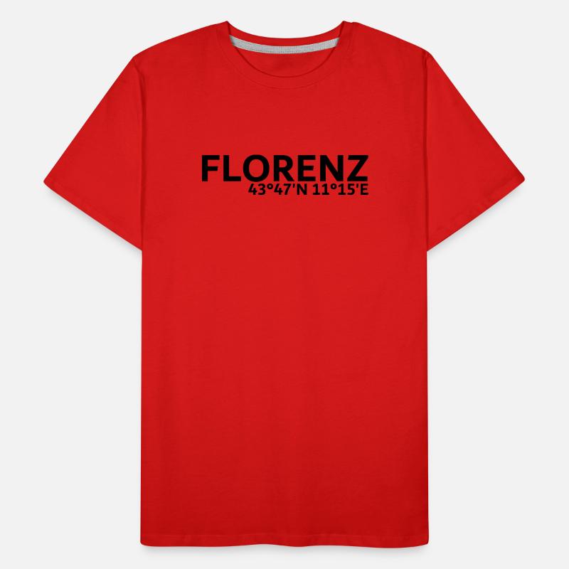 Florence coordinates Men's Premium Organic T-Shirt
