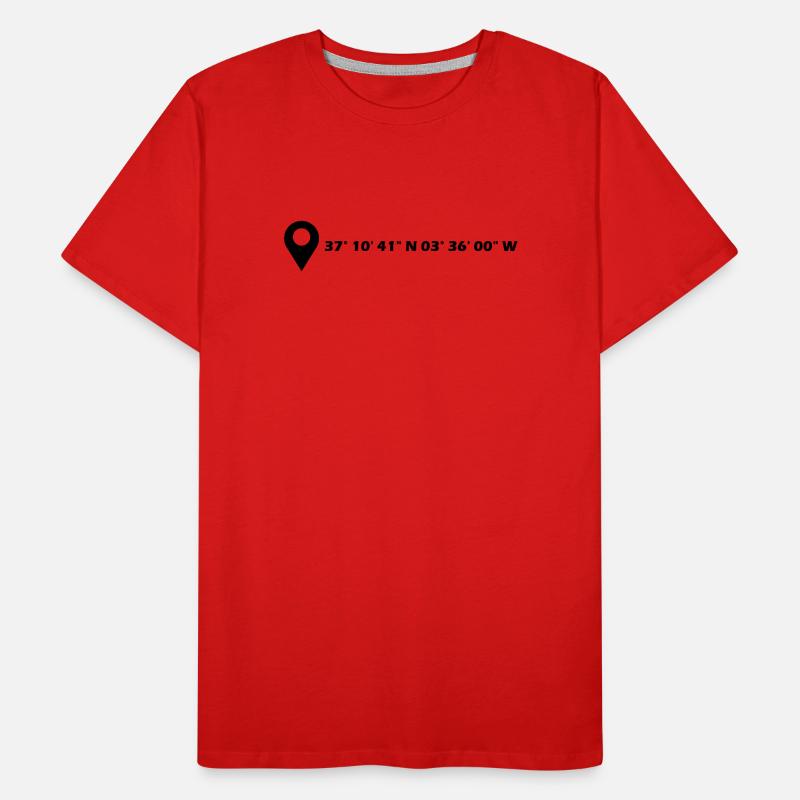 Granada coordinates Men's Premium Organic T-Shirt