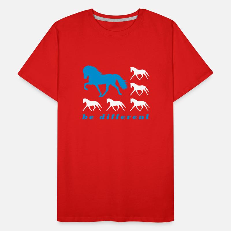 Be Different grey Männer Premium Bio T-Shirt