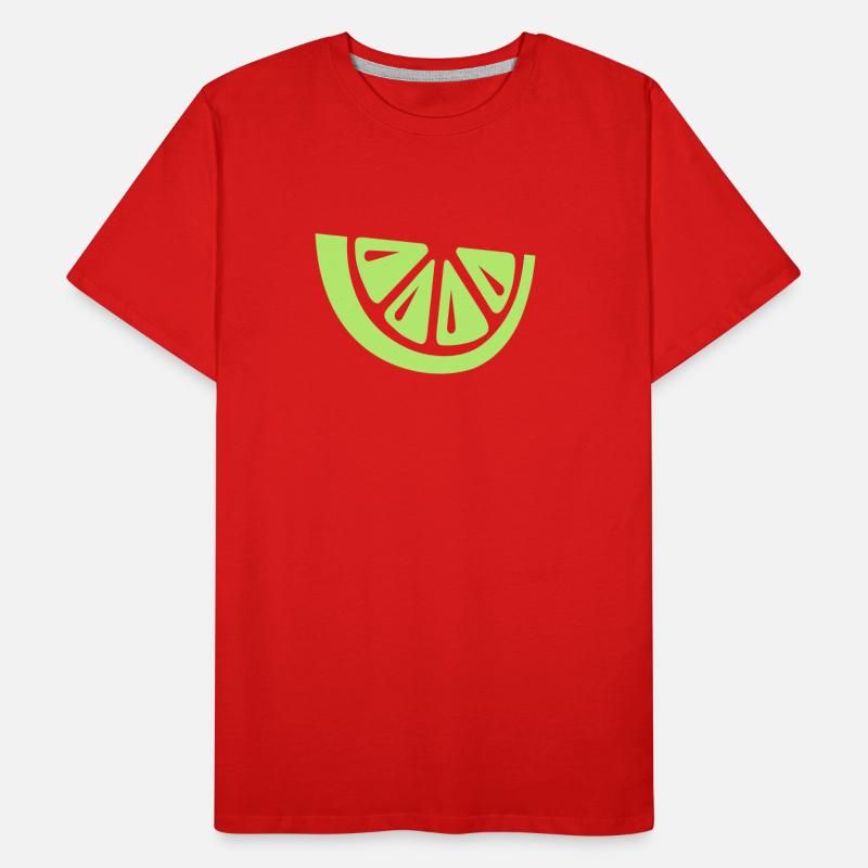 Lime Men's Premium Organic T-Shirt