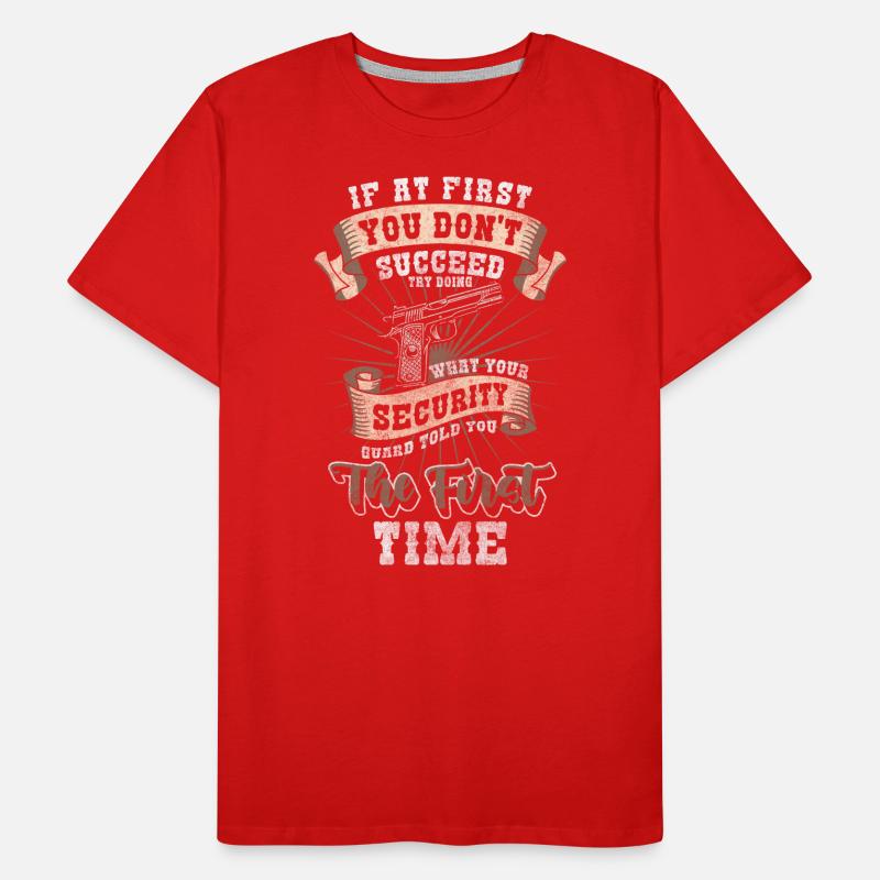 Security Schutz Zyniker Männer Premium Bio T-Shirt