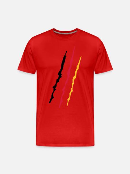 Germany - T-shirt bio Premium Homme - rouge