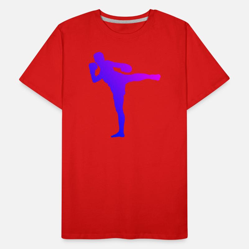 Muay Thai Boxer Thaï Boxe Thaï Boxe Thaï Boxe Thaï T-shirt bio Premium Homme