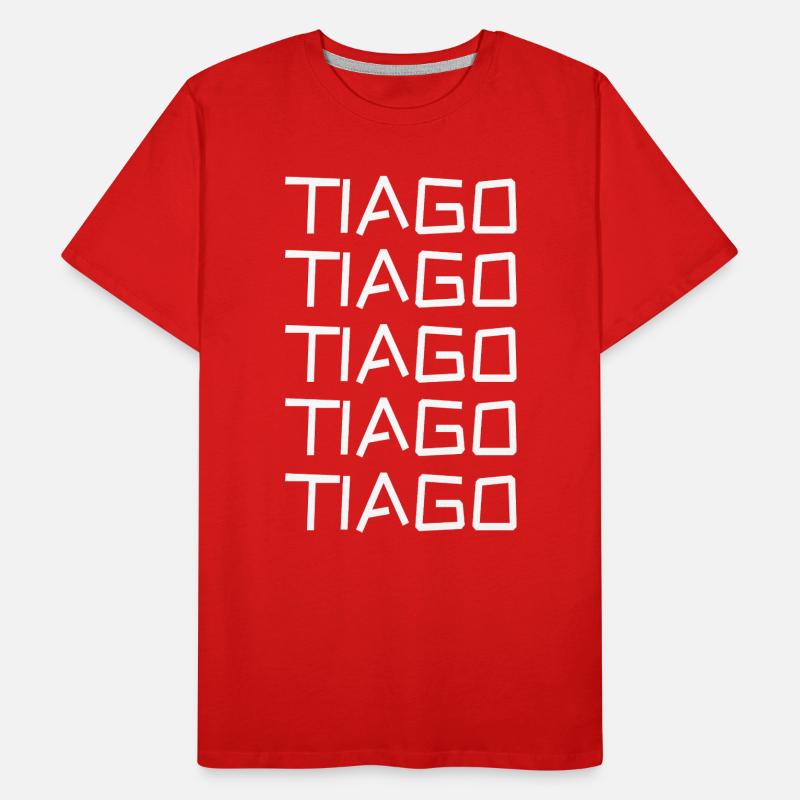 Tiago as a bachelor Men's Premium Organic T-Shirt