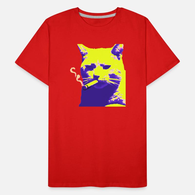 Fumer pour chat T-shirt bio Premium Homme