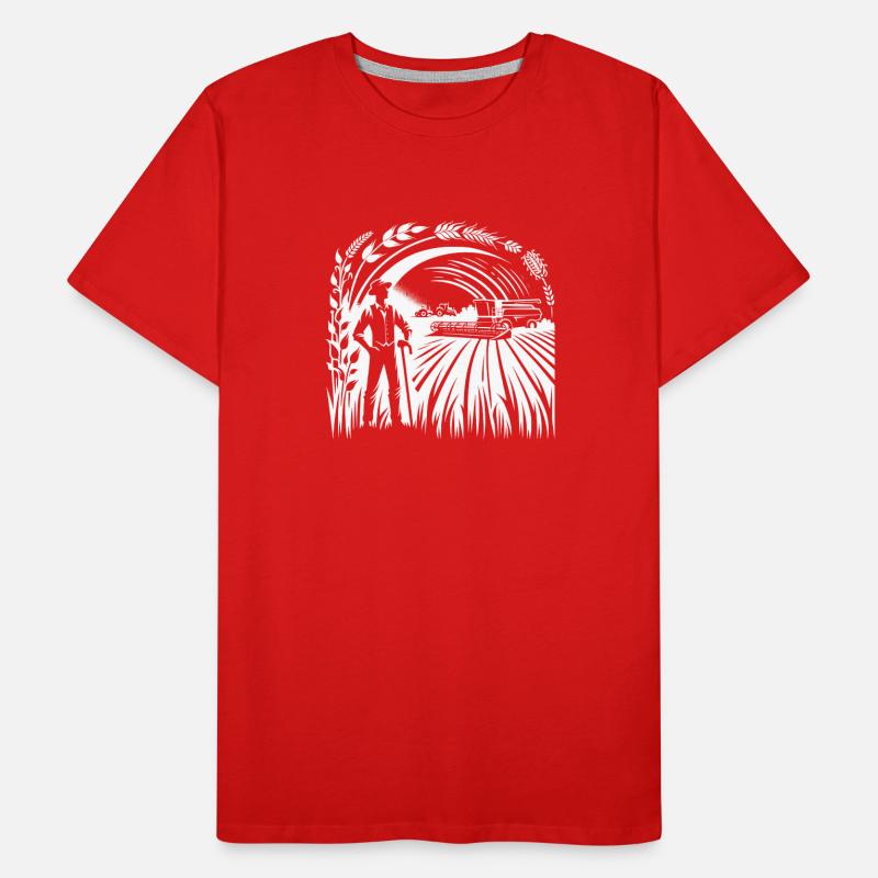 Proud farmer Men's Premium Organic T-Shirt