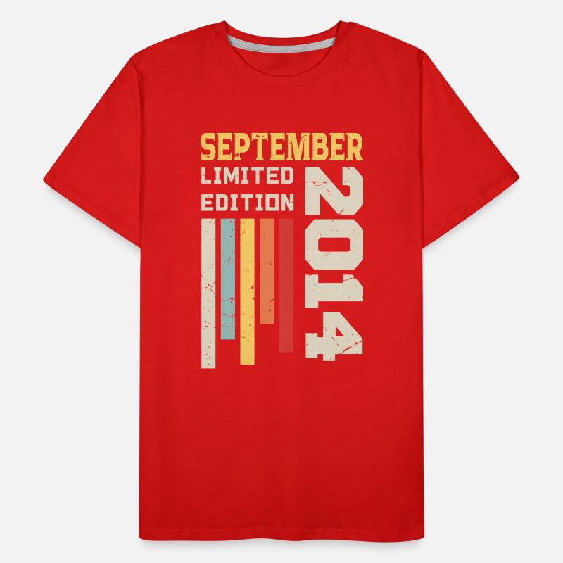 September 2014 Birthday Gift September 2014 Men's Premium Organic T-Shirt
