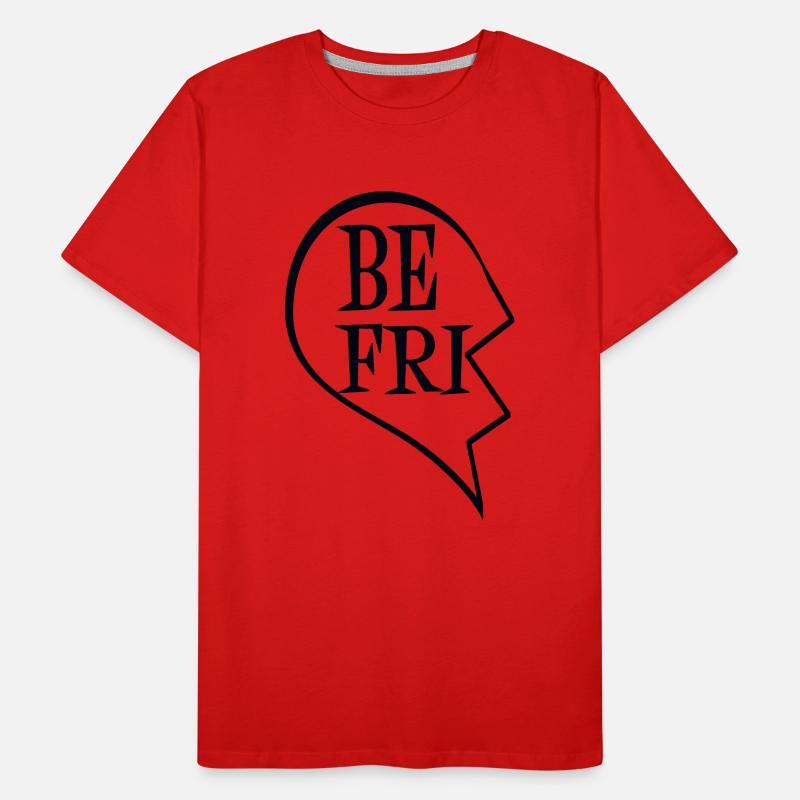 Freundschaft Männer Premium Bio T-Shirt