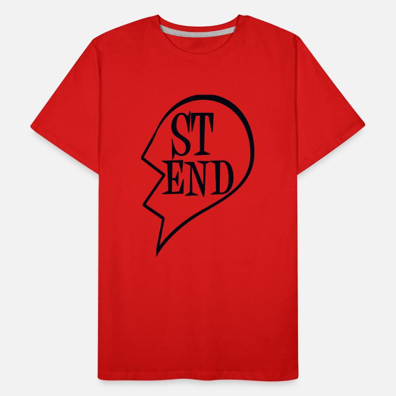 Freundschaft Männer Premium Bio T-Shirt
