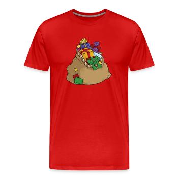 cadeaux Nikolaus Sack - T-shirt bio Premium Homme - rouge - Devant - Damien (186cm)