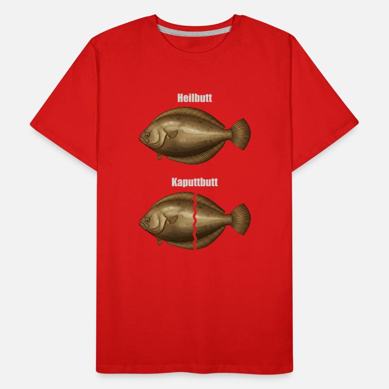 Heilbutt Kaputtbutt Männer Premium Bio T-Shirt