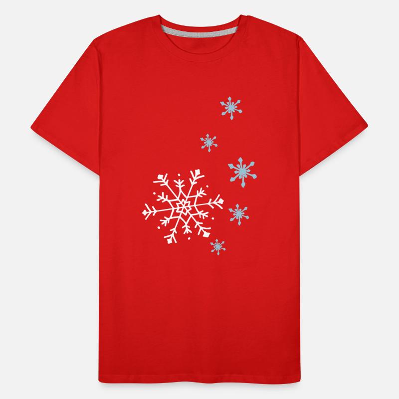 snowflake combination01 Men's Premium Organic T-Shirt