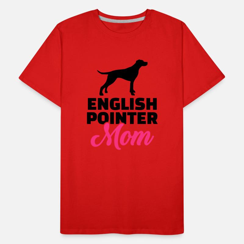 English Pointer T-shirt bio Premium Homme