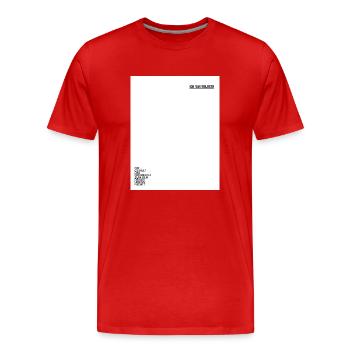 Ich bin Holder - Männer Premium Bio T-Shirt - Rot - Vorne - Damien (186cm)