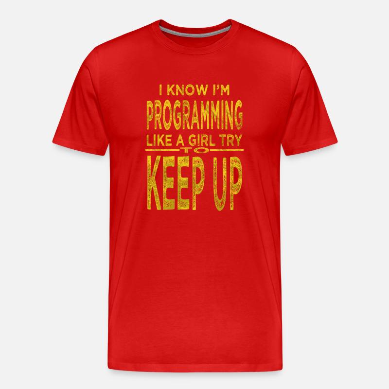 admin awesome dads favorite - Männer Premium Bio T-Shirt - Rot