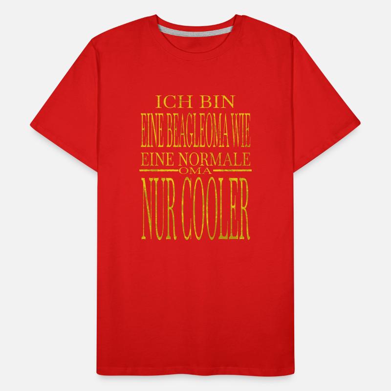Drôle de déclaration de chiot de lévrier Bday Chien préféré T-shirt bio Premium Homme