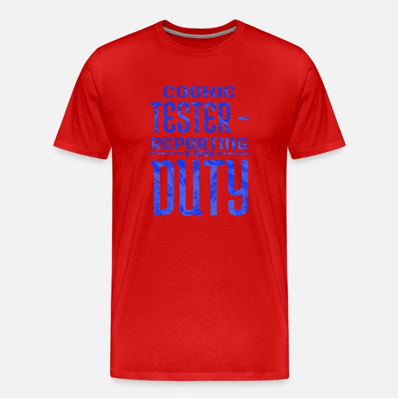 browser beards baking competition - Männer Premium Bio T-Shirt - Rot