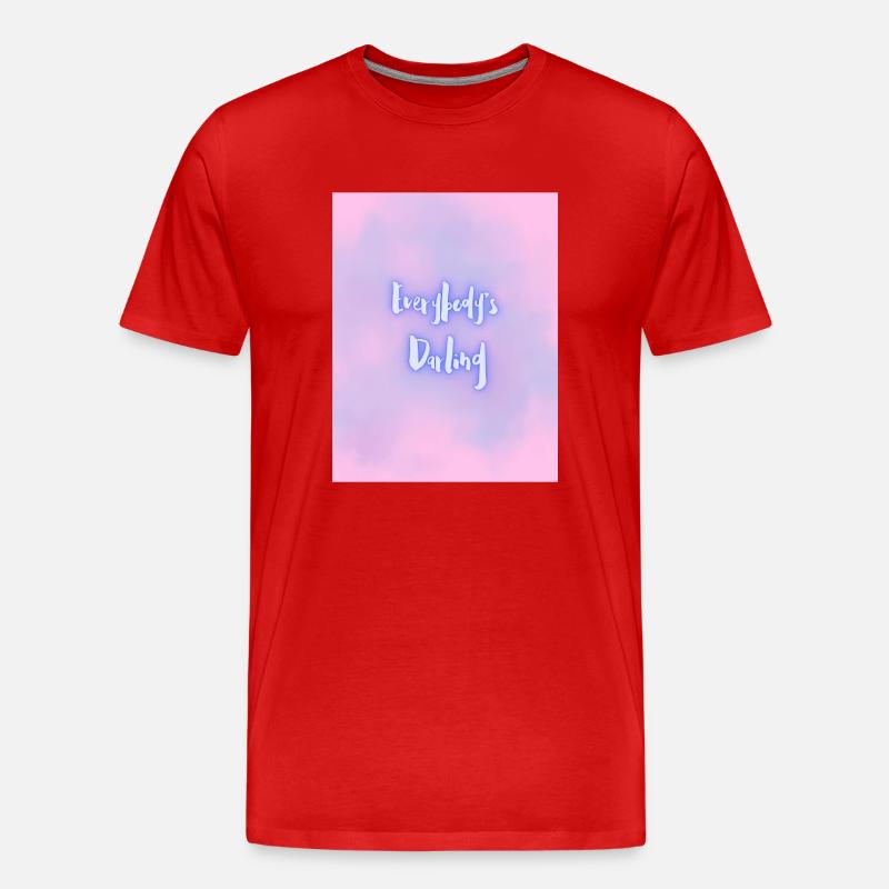 Everybody's darling - Männer Premium Bio T-Shirt - Rot