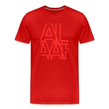 Alaaf Stlye - Männer Premium Bio T-Shirt - Rot - Vorne - Damien (186cm)