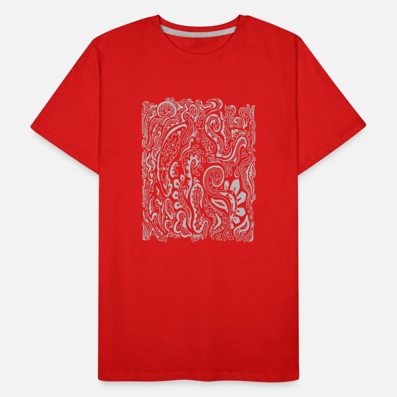 Pattern Psychedelic Art Men's Premium Organic T-Shirt