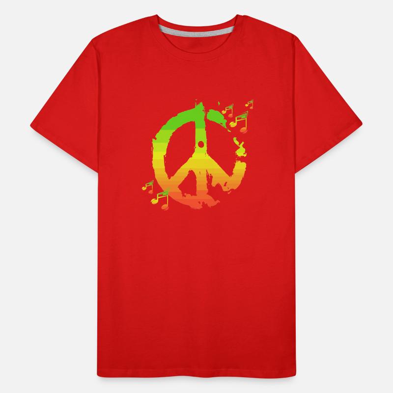 Reggae Peace Men's Premium Organic T-Shirt
