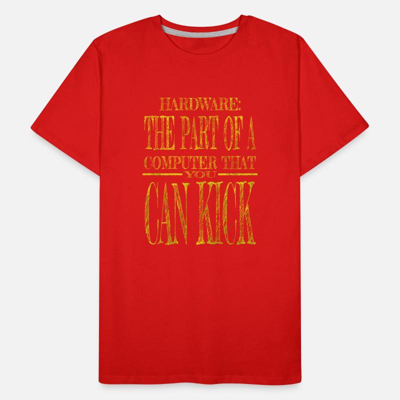 fathersday present idea programming language jokes Men's Premium Organic T-Shirt