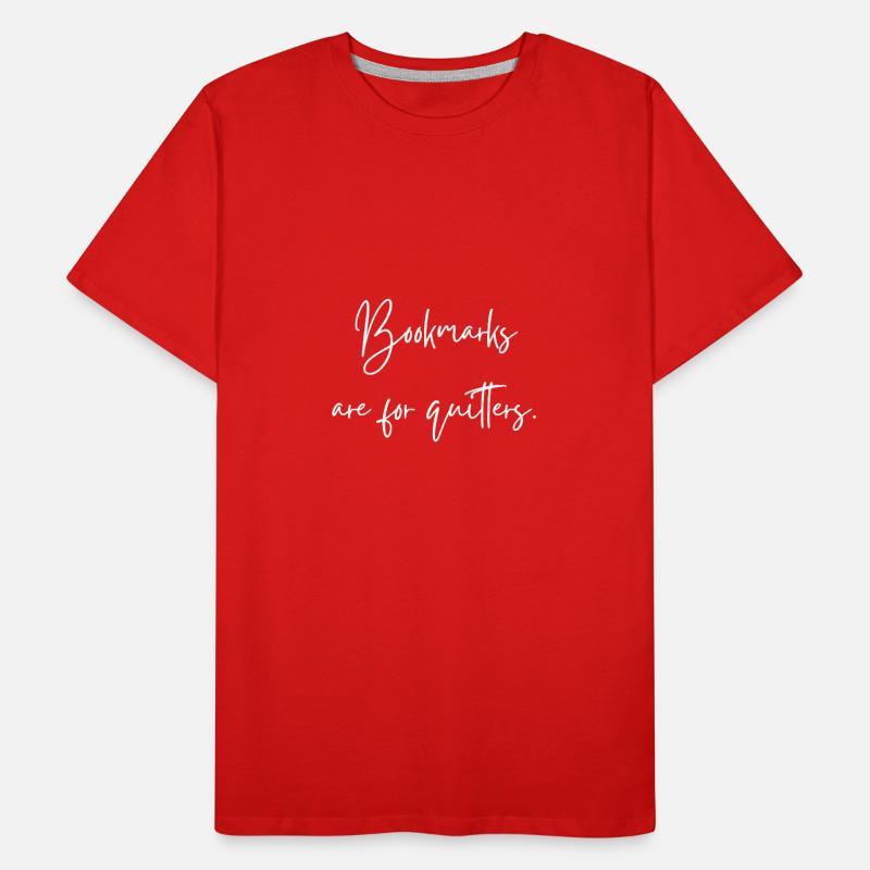 Buch Spruch lesen Geschenkidee Männer Premium Bio T-Shirt